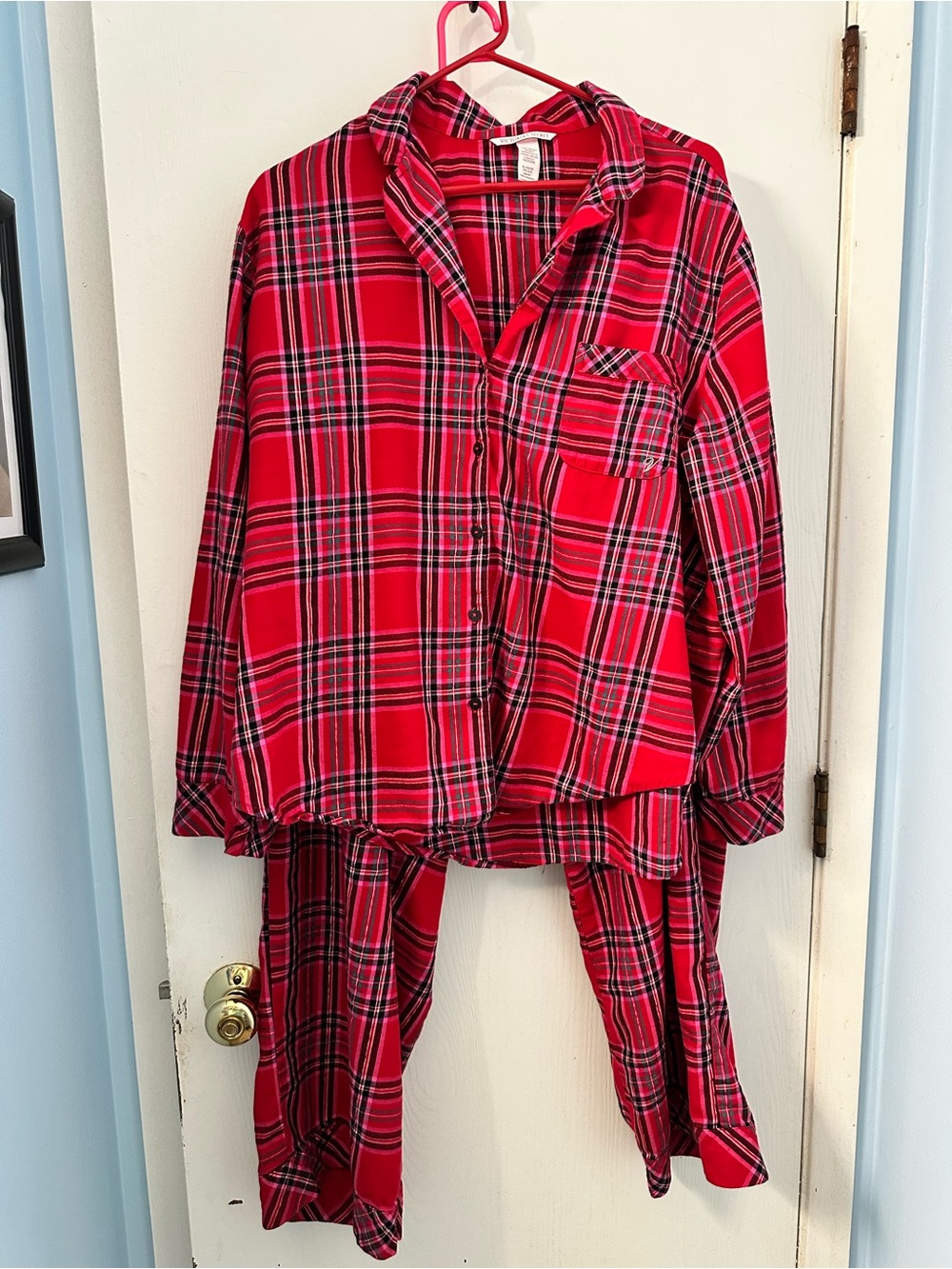 Victoria’s Secret Red Plaid Pajama Set
